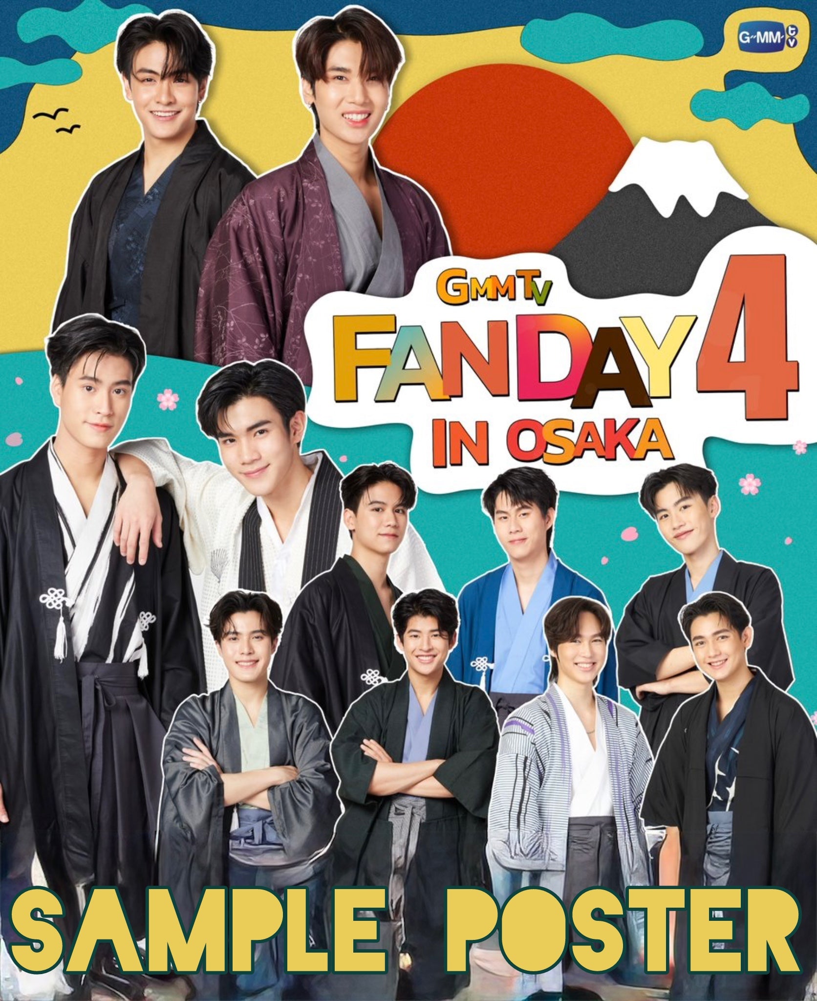 JoongDunk Fanday 4 Signed Poster – PondPhuwinUSA