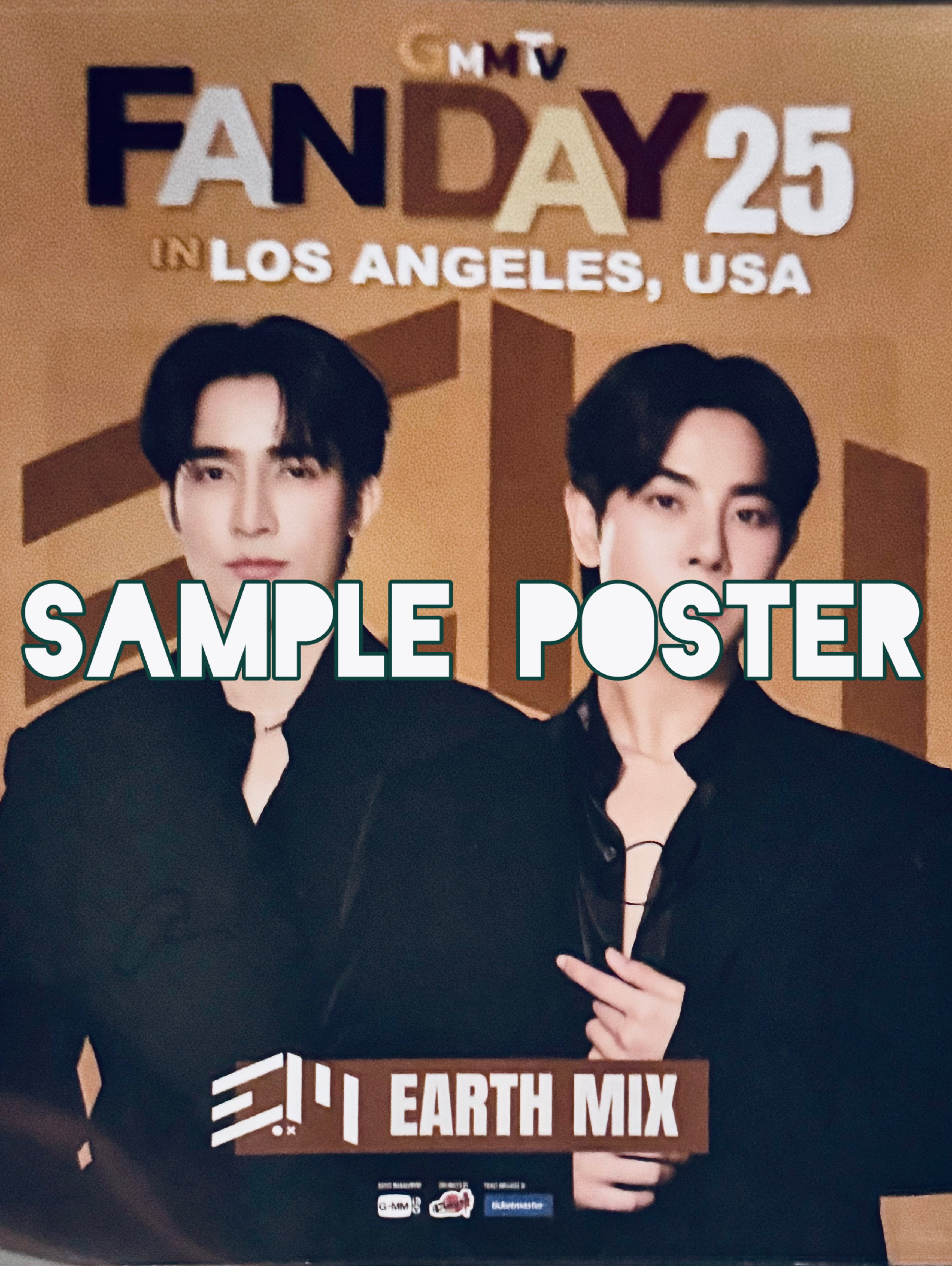 EarthMix Fanday 25 Signed Poster – PondPhuwinUSA