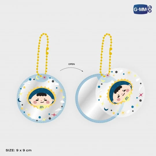 Jummo Pocket Mirror 2 Layer Keychain