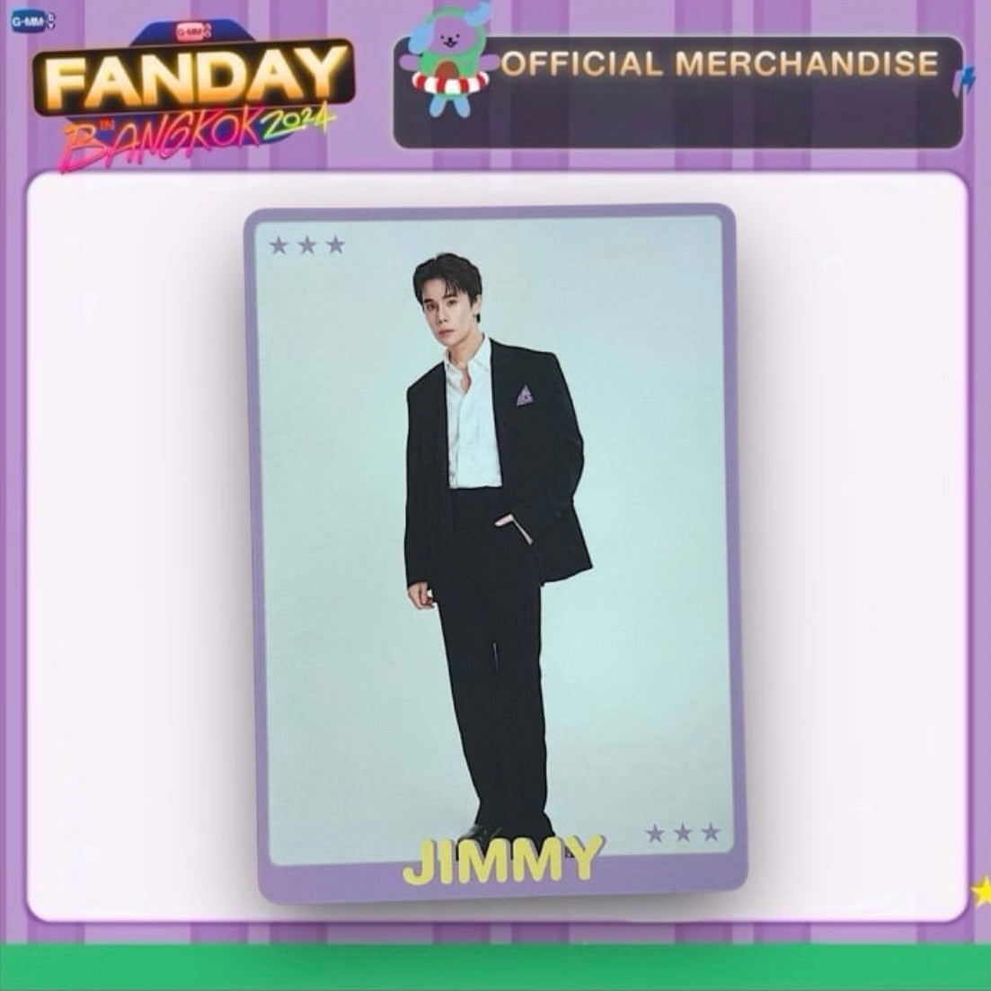 Jimmy Photocard | Fanday Bangkok 2024 Series