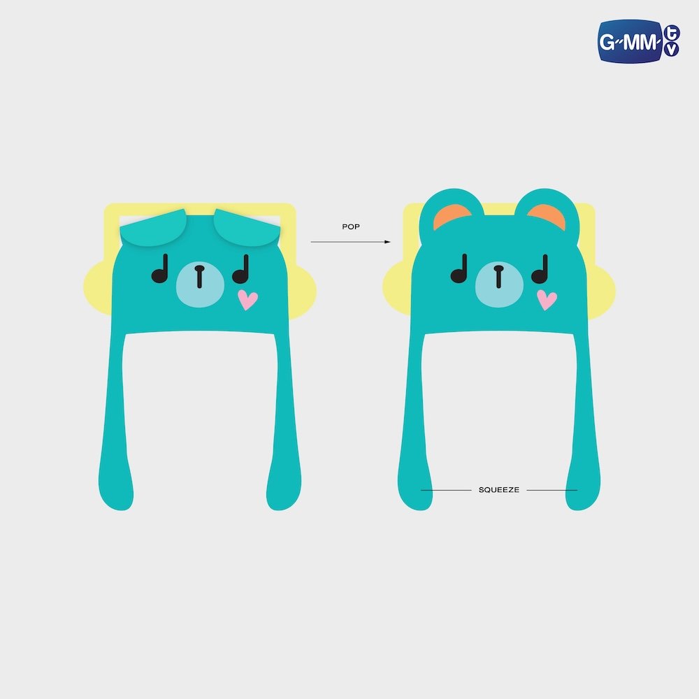 (Preorder) Permpoon Fluffy Ear Pop Hat