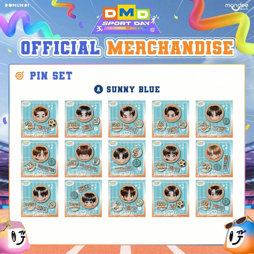 (Preorder) Domundi Sports Day Pin Set