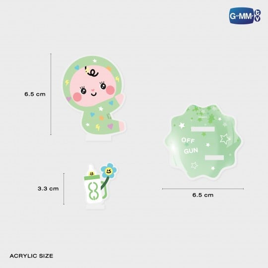 Babii Acrylic Clip Stand with Photocard