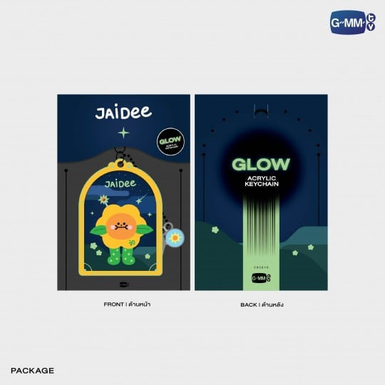 Jaidee Glow Acrylic Keychain