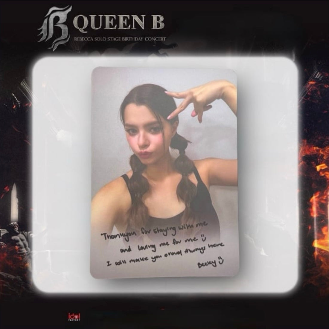 Becky Queen B Photocard