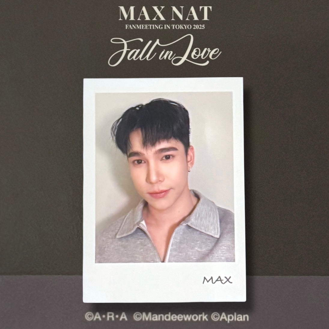 Max Falling in Love Photocard