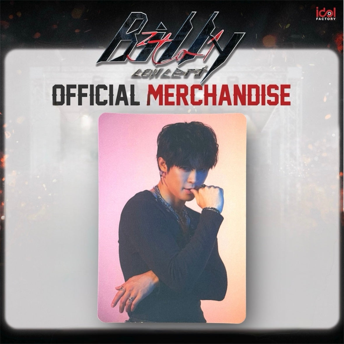 Billy 3 to 1 Photocard