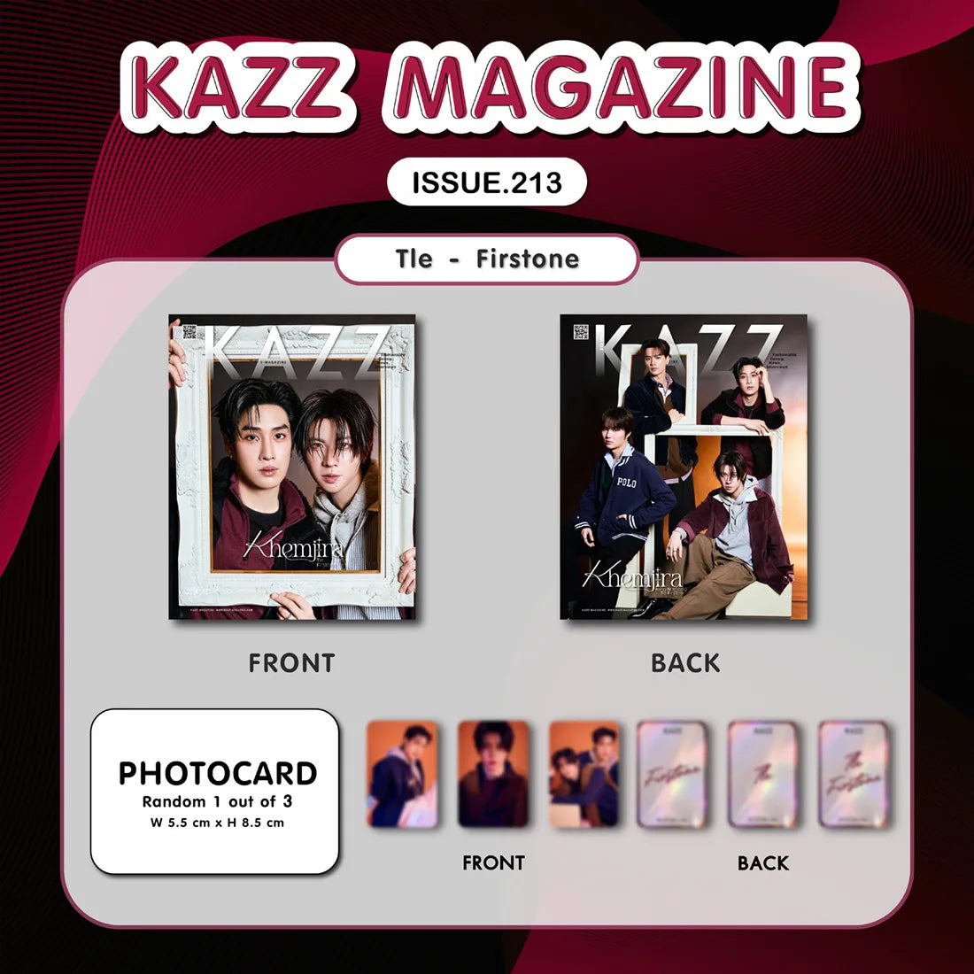 Preorder) Kazz Magazine 213 - TleFirstone – PondPhuwinUSA