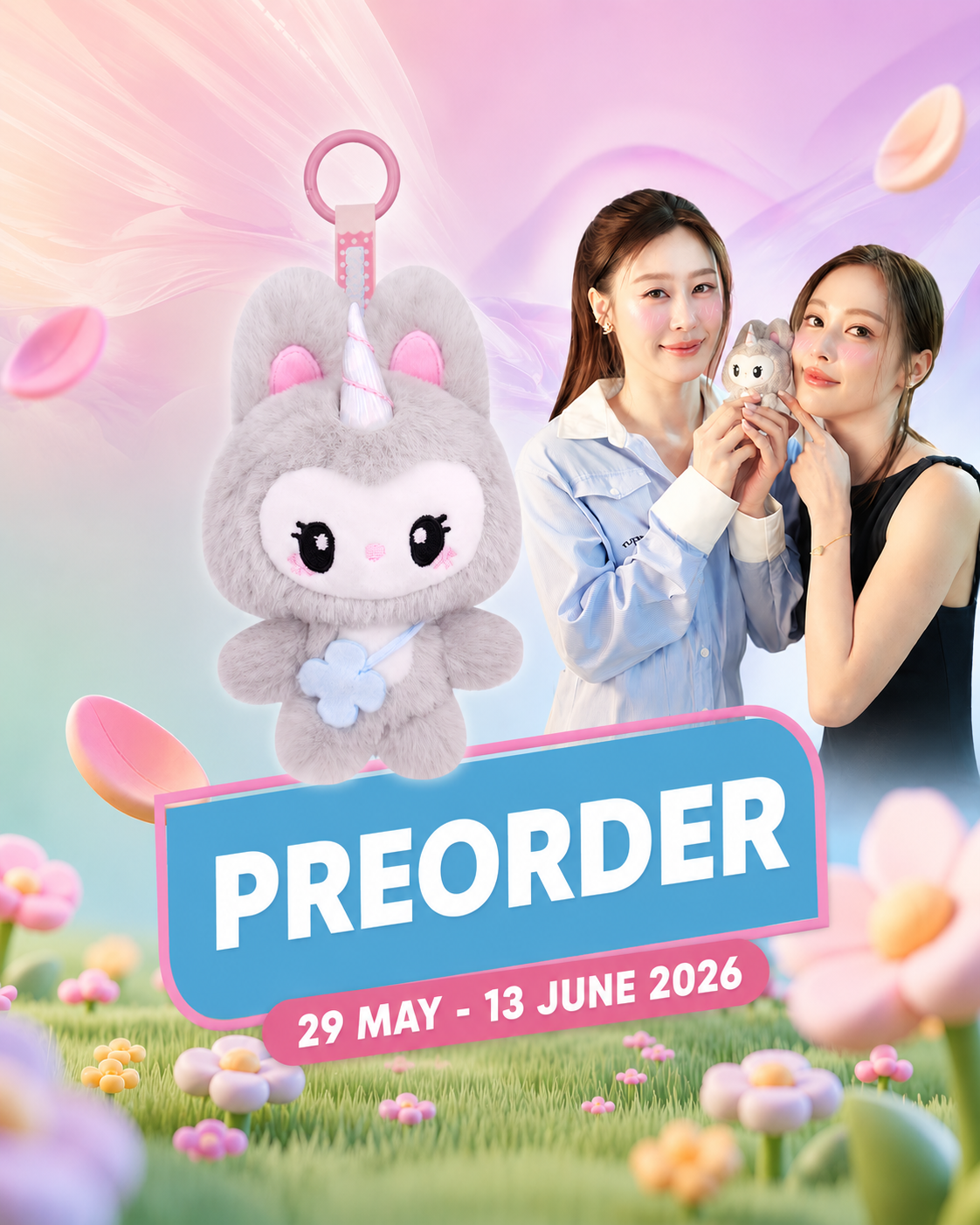 (Preorder) Baby Blossom Doll Keychain