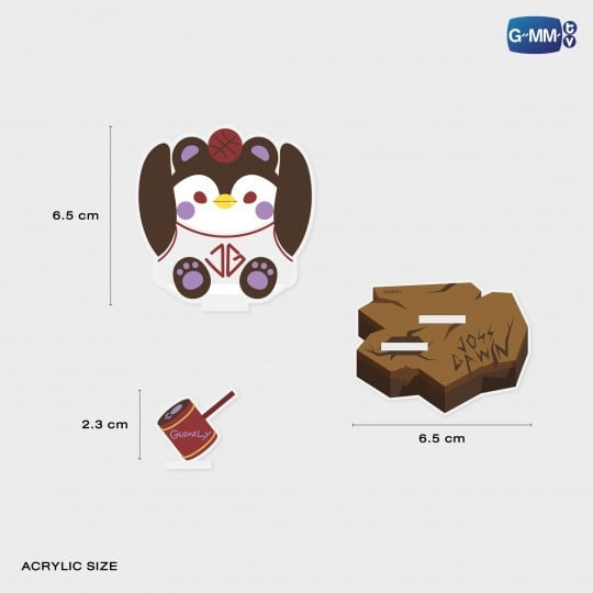 Guinzly Acrylic Clip Stand with Photocard