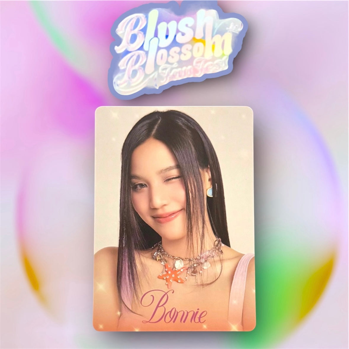 Bonnie Blush Blossom Photocard