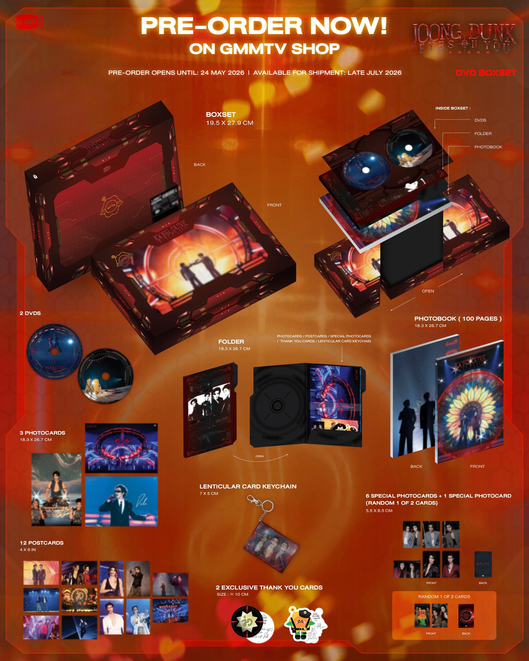 Preorder) JoongDunk Eyes on You Fancon DVD Boxset – PondPhuwinUSA