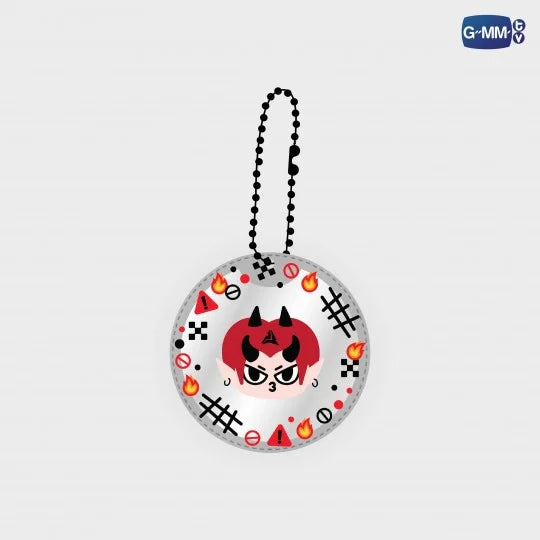 Domiia Pocket Mirror 2 Layer Keychain