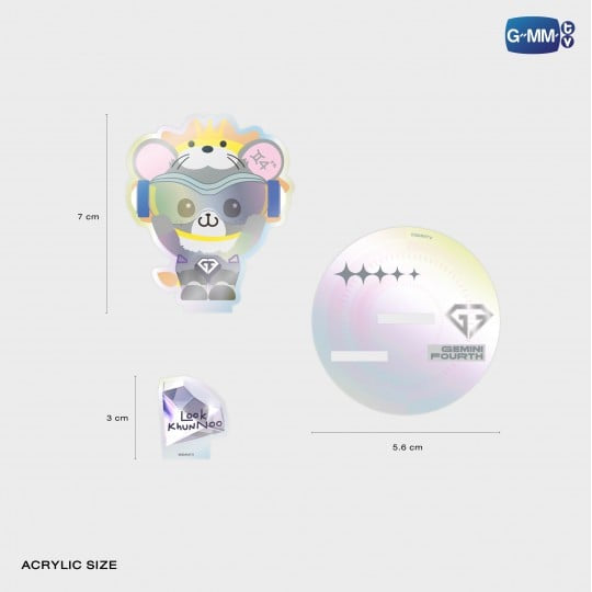 Look Khunnoo Acrylic Clip Stand with Photocard