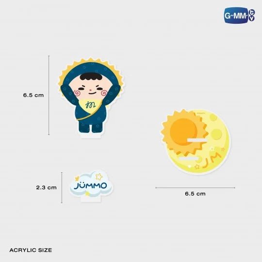 Jummo Acrylic Clip Stand with Photocard