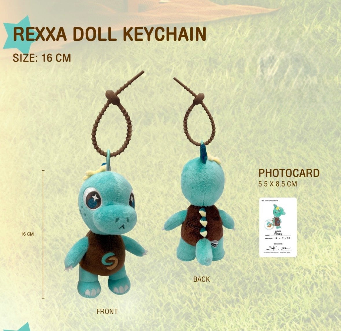 Win A ぬいぐるみ doll keychain Preorder) Rexxa Doll Keychain – PondPhuwinUSA