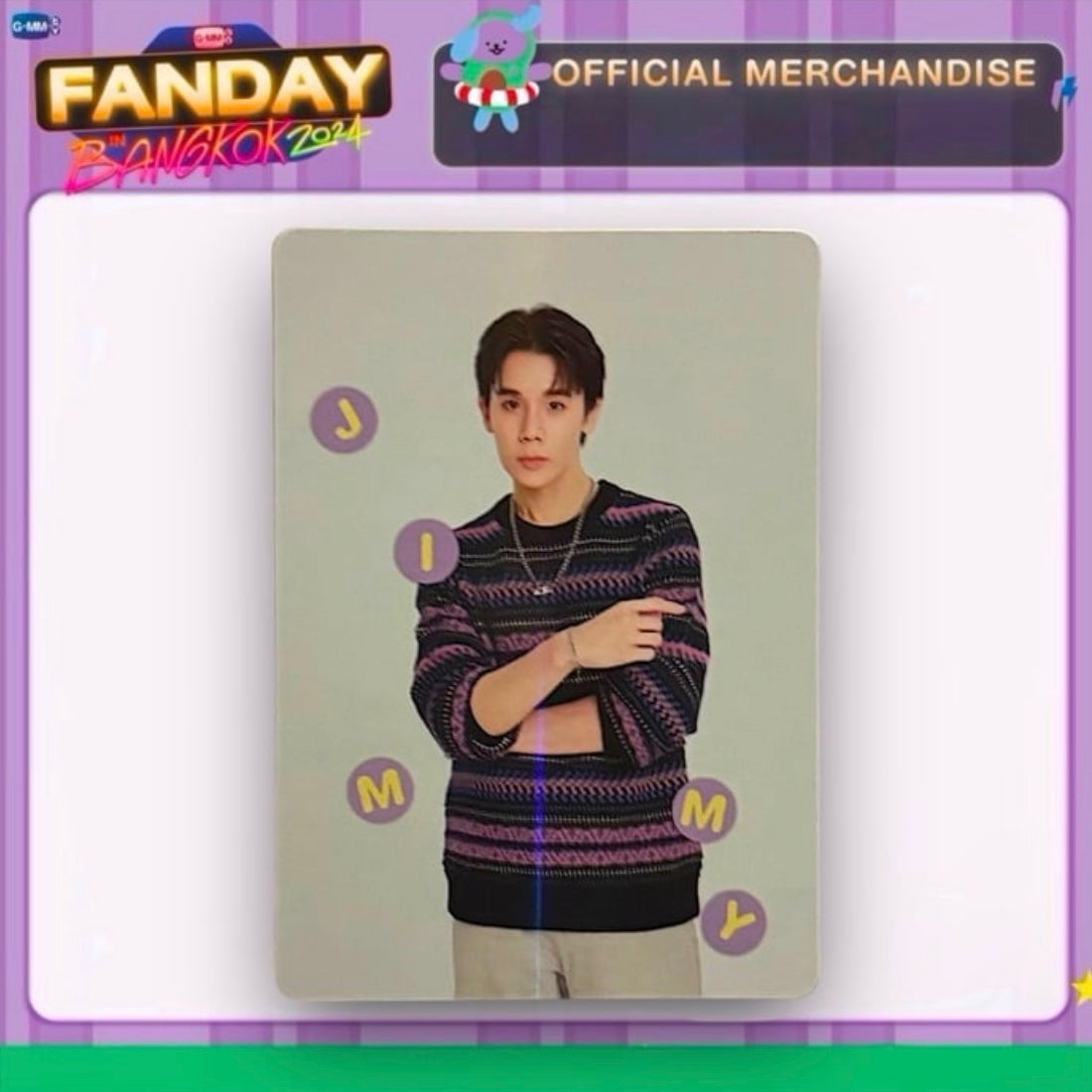 Jimmy Photocard | Fanday Bangkok 2024 Series