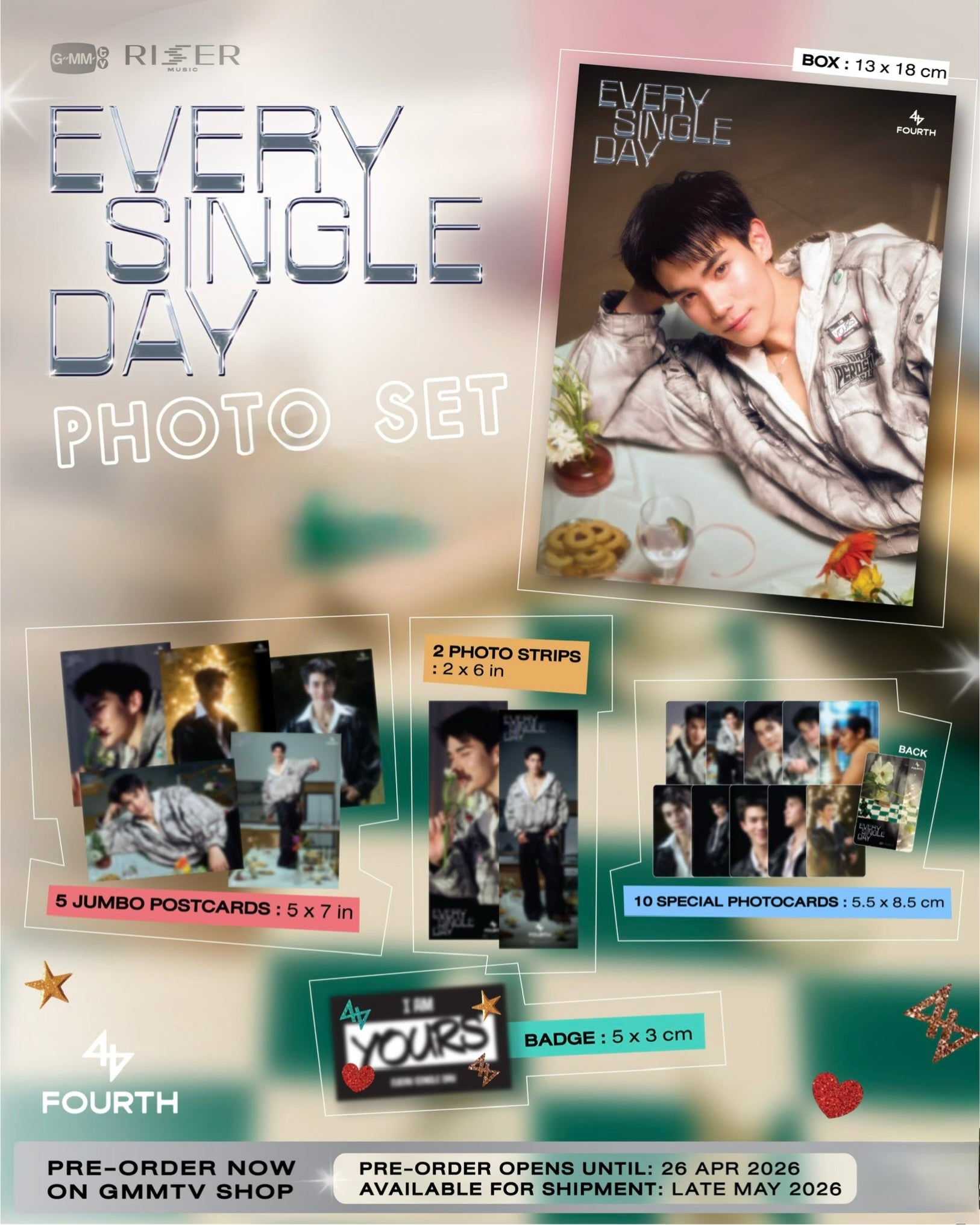 Preorder) Fourth Every Single Day Photoset – PondPhuwinUSA