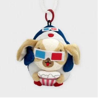 Movie night with Wesley Doll Keychain