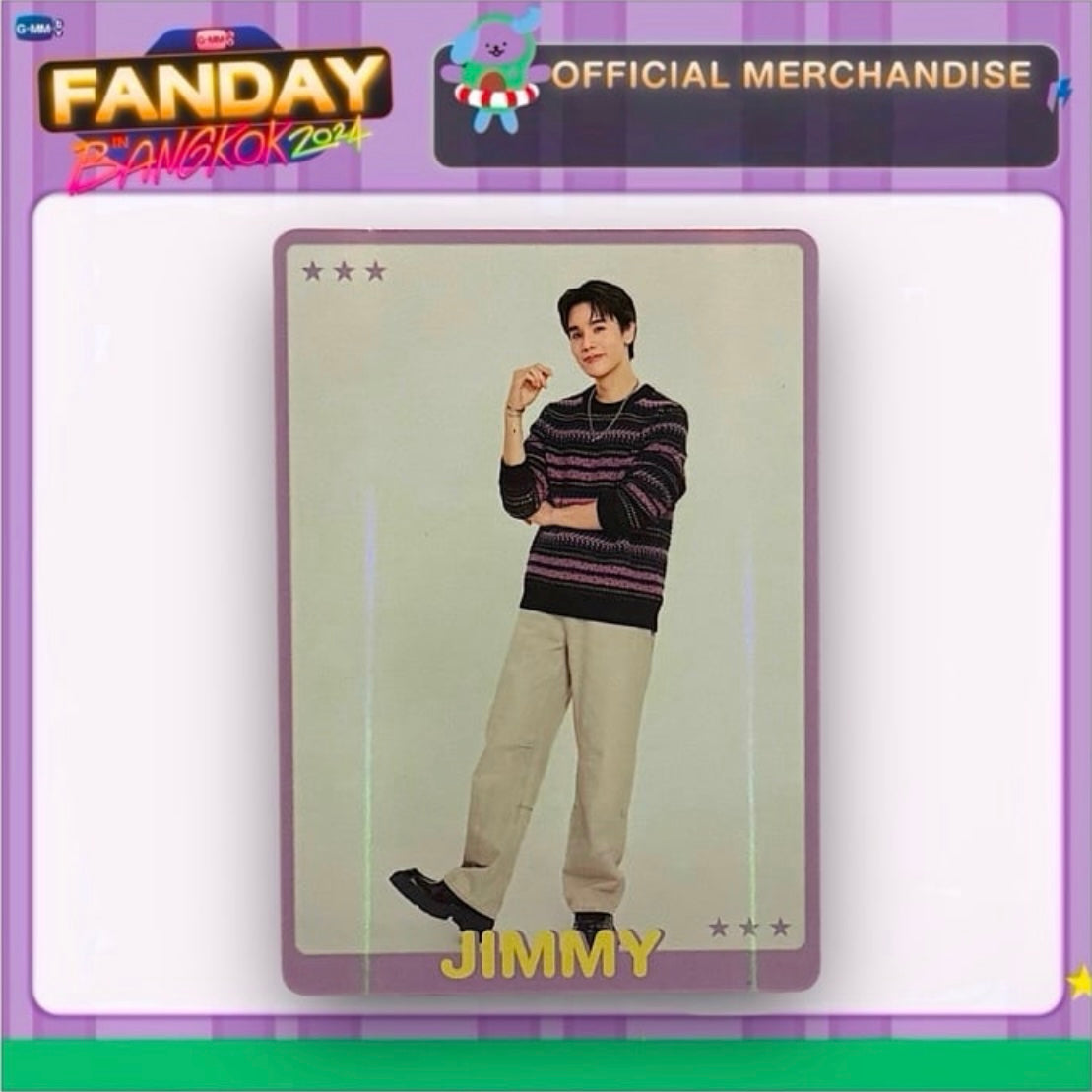 Jimmy Photocard | Fanday Bangkok 2024 Series