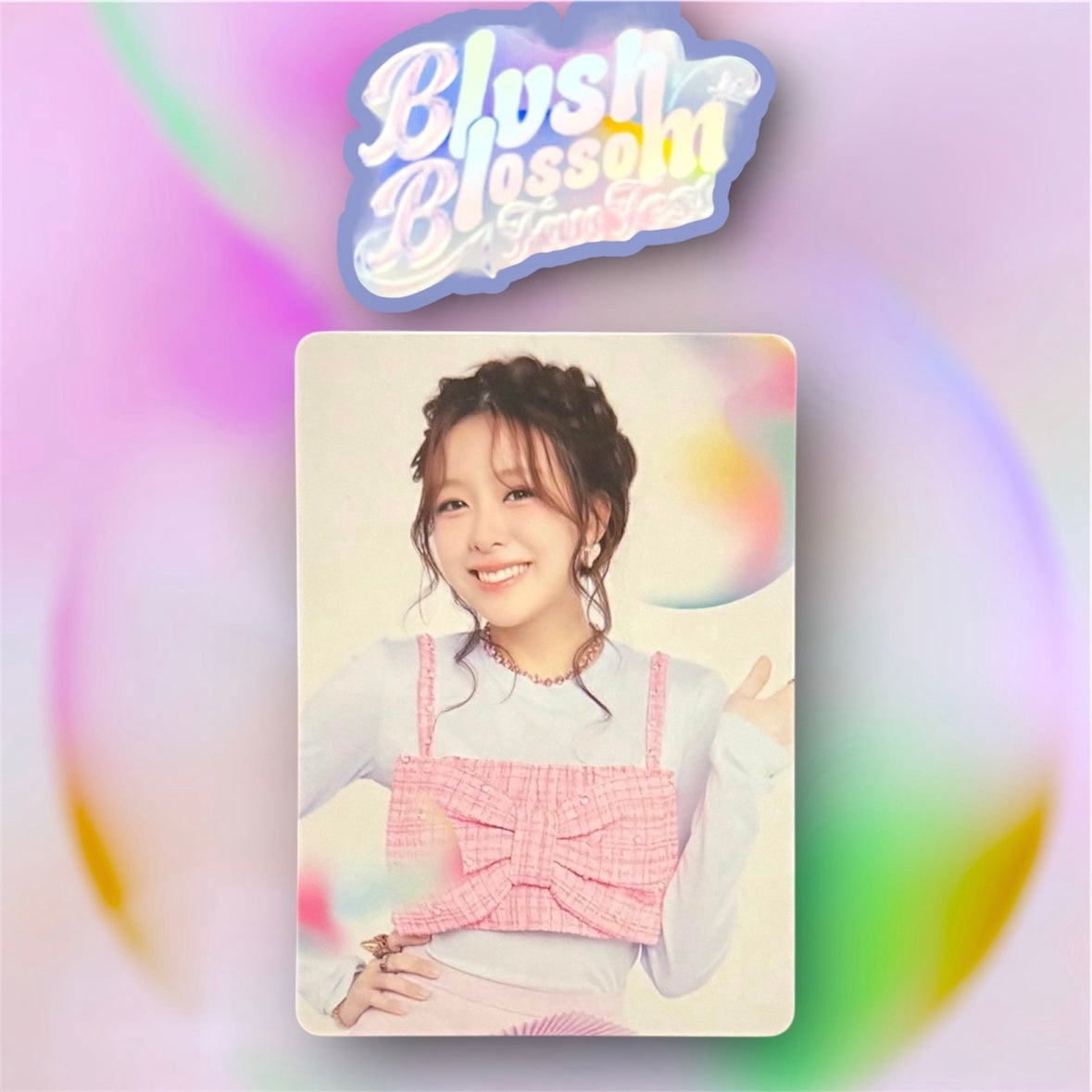 Mewnich Blush Blossom Photocard