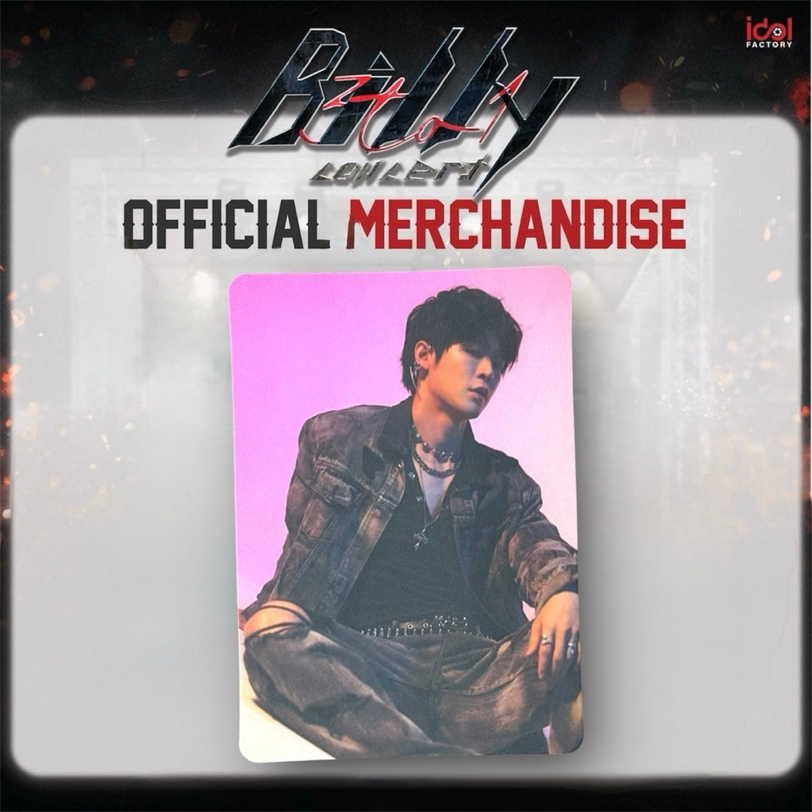 Billy 3 to 1 Photocard