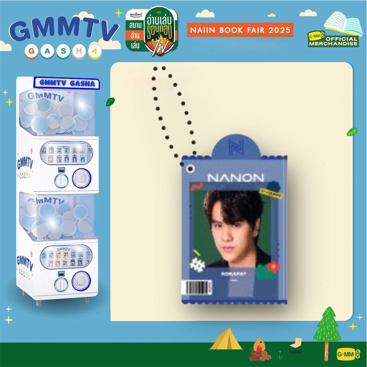 Nanon Clear PVC Photocard Holder Gasha