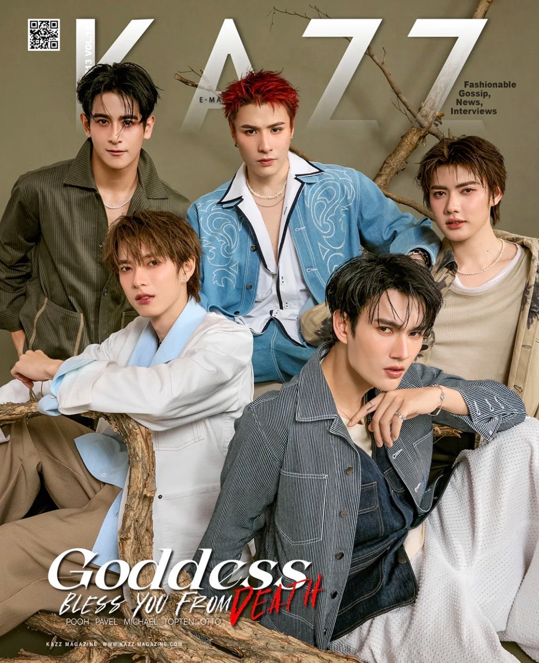 Preorder) Kazz Magazine 213 - PavelPooh MichaelTopten – PondPhuwinUSA
