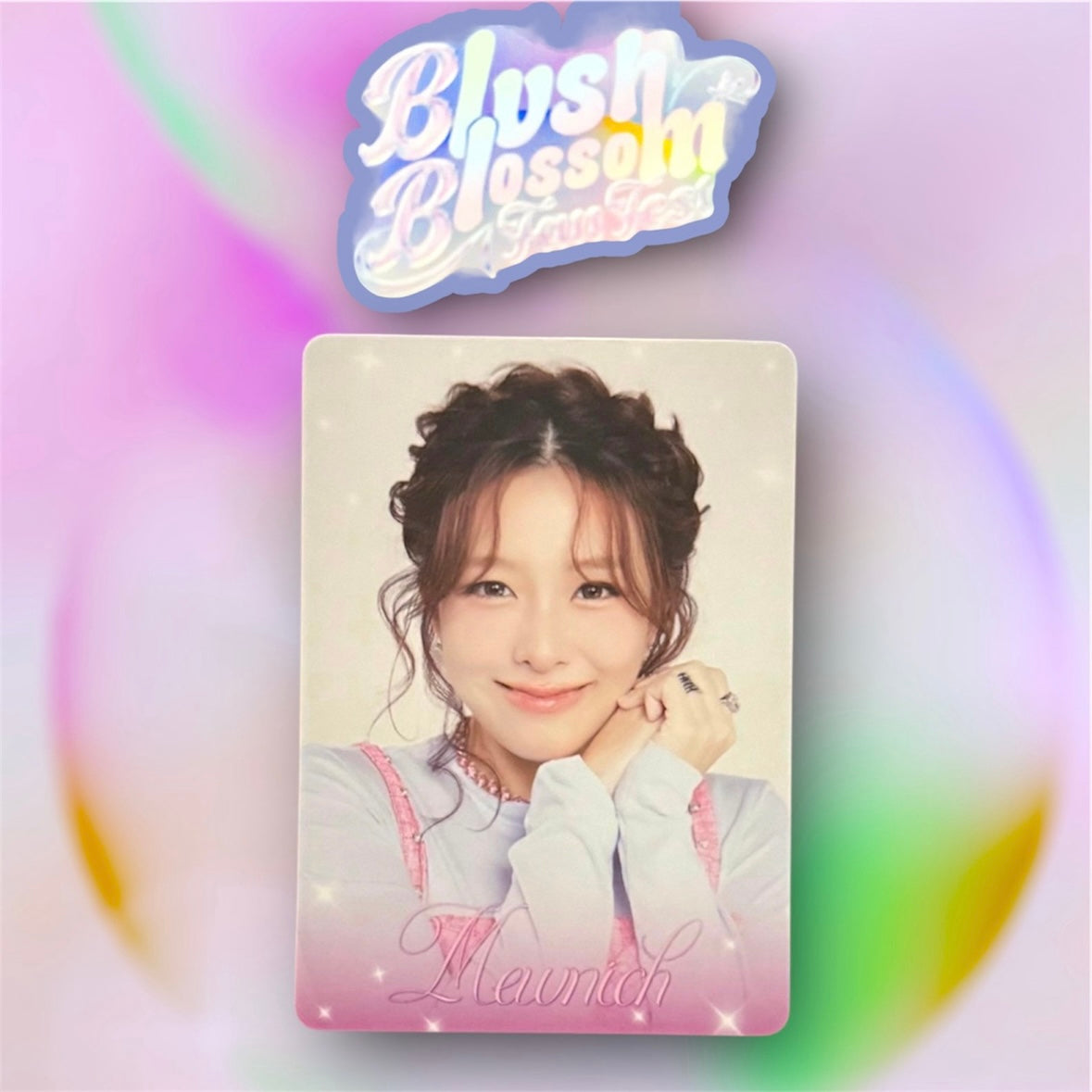 Mewnich Blush Blossom Photocard