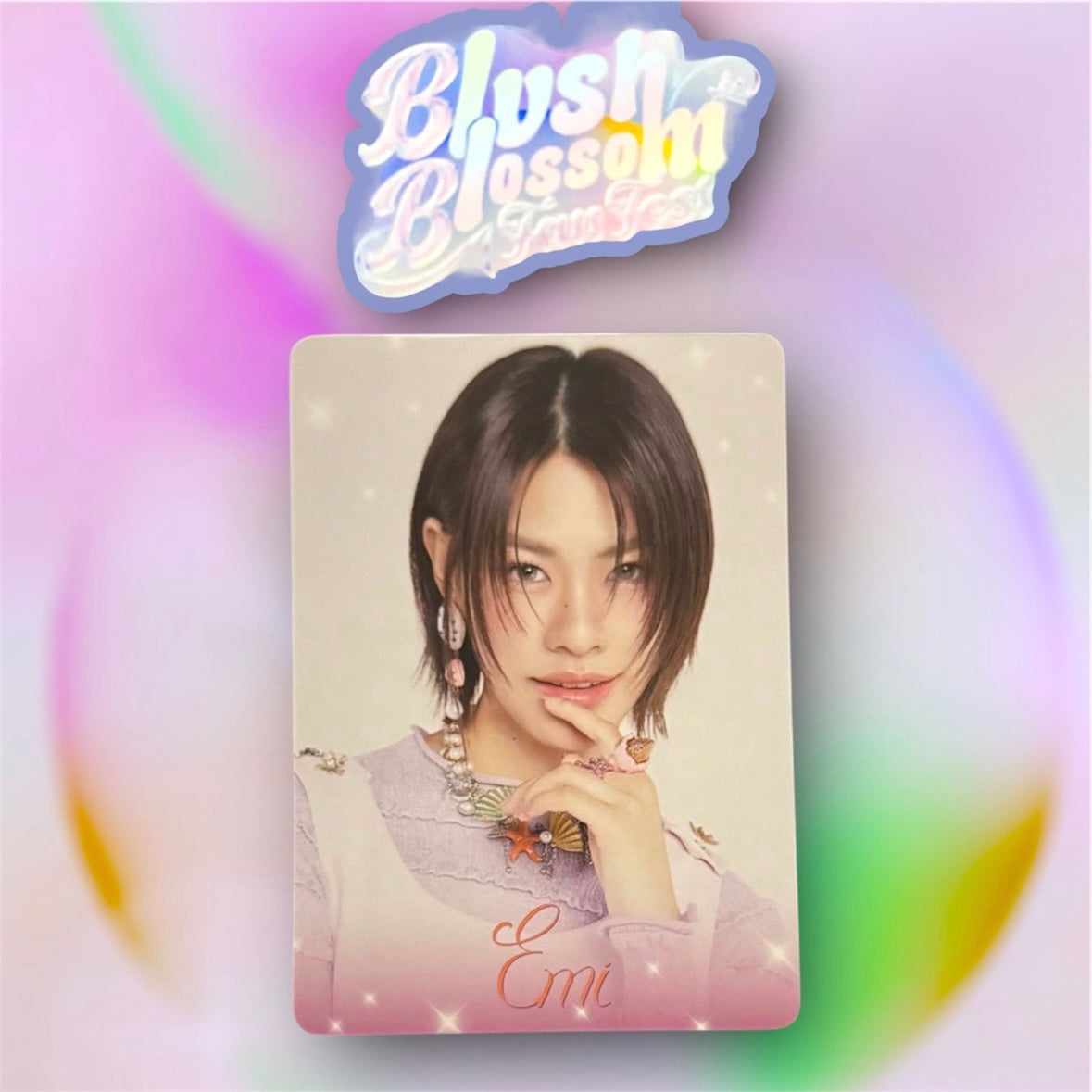 Emi Blush Blossom Photocard