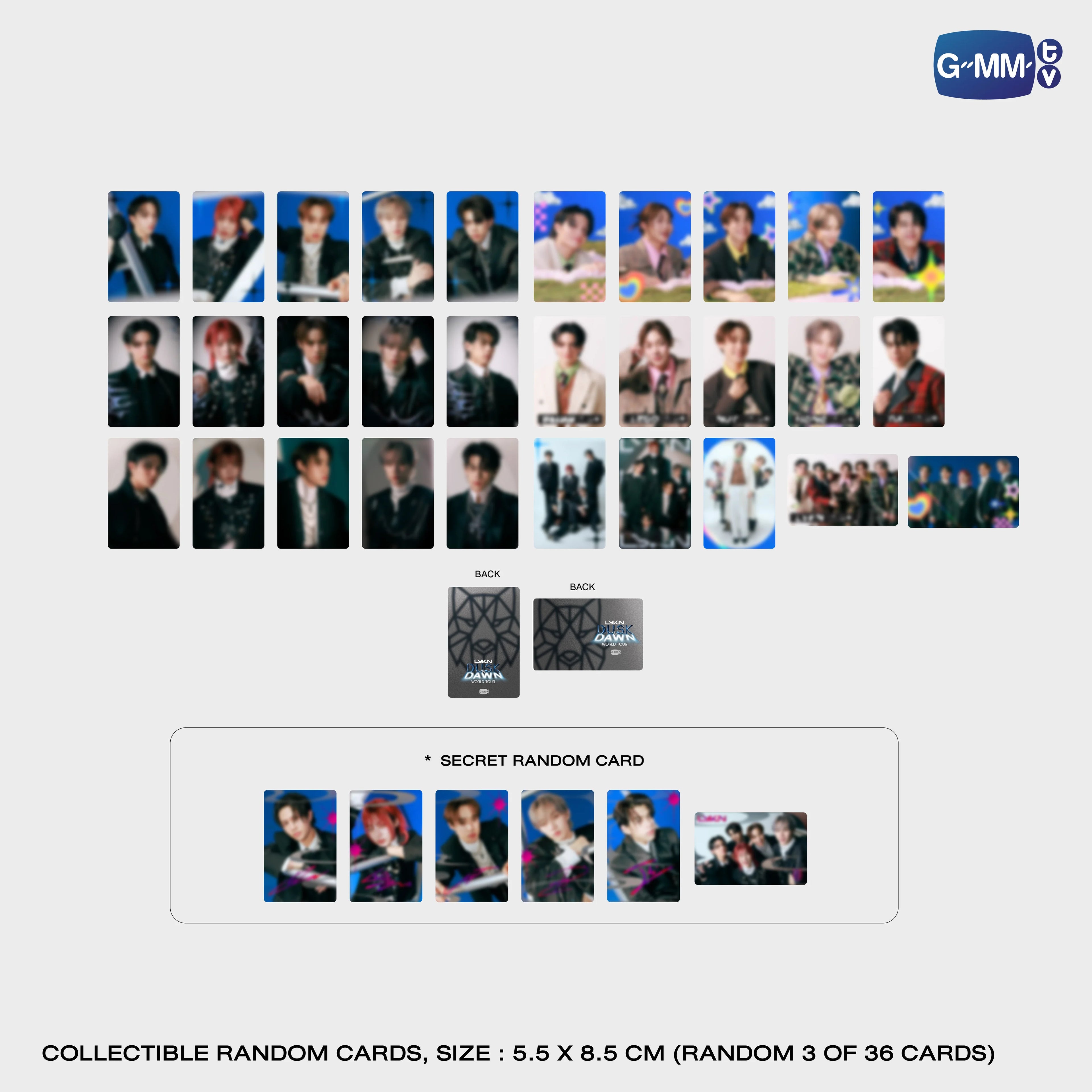 LYKN DUSK & DAWN 日本版特典トレカ ABセット William Lykn Dusk & Dawn World Tour Japan Collectible Random Card Pack