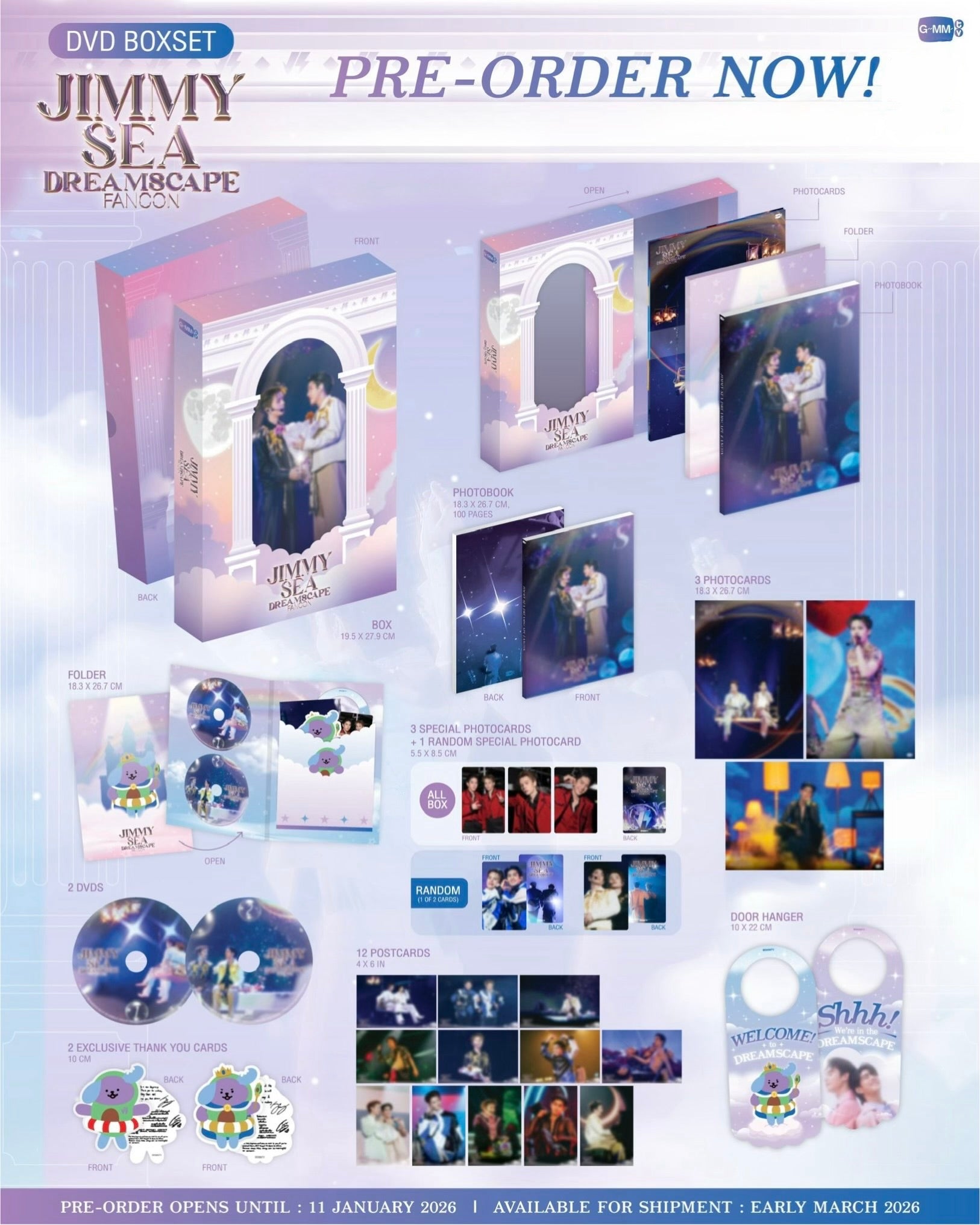 JimmySea Dreamscape Fancon DVD Boxset