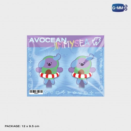 Avocean Rubber Hair Clips