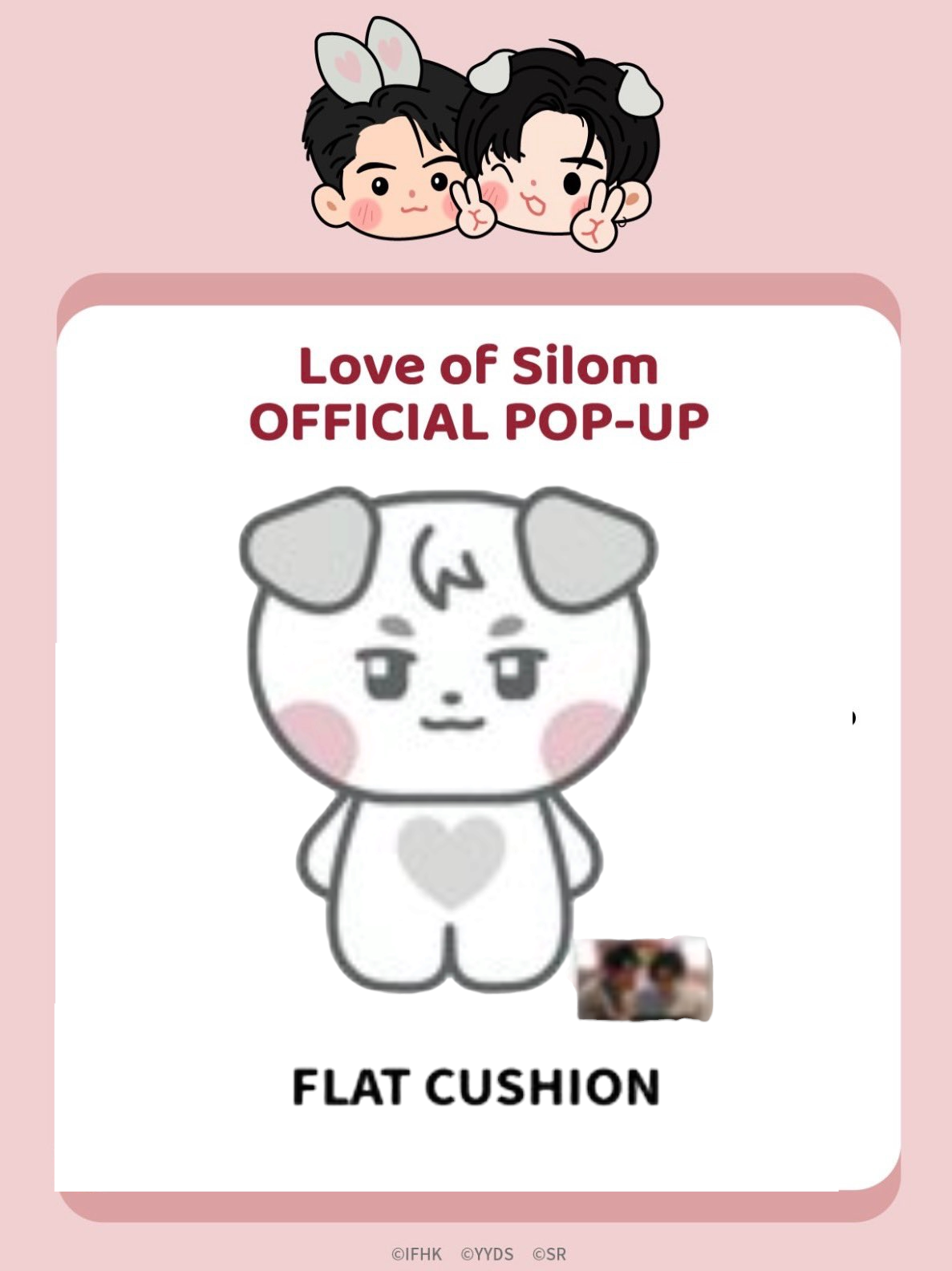 (Preorder) Krit Love of Silom Plush Cushion