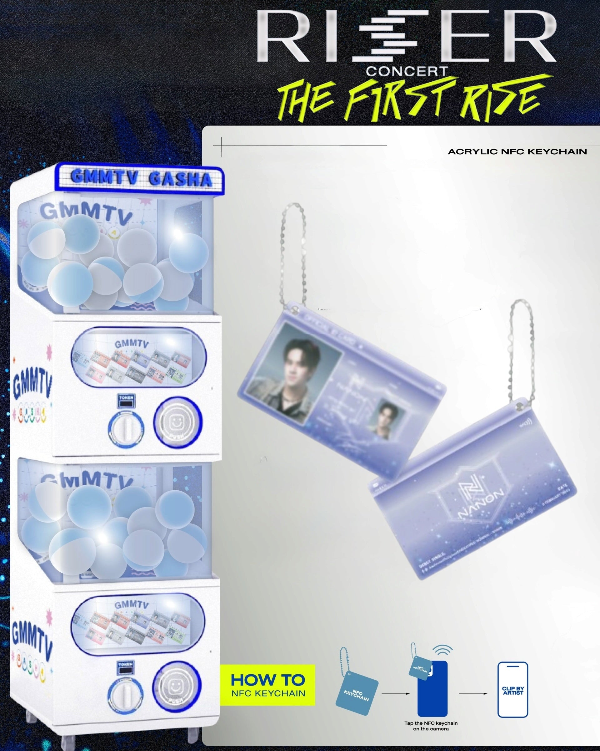 gmm riser コンサート　シークレットカード　nanon Riser Concert : The First Rise - Collectible Random Card @ eThaiCD.com