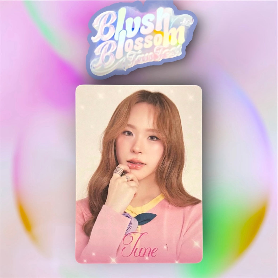 June Blush Blossom Photocard