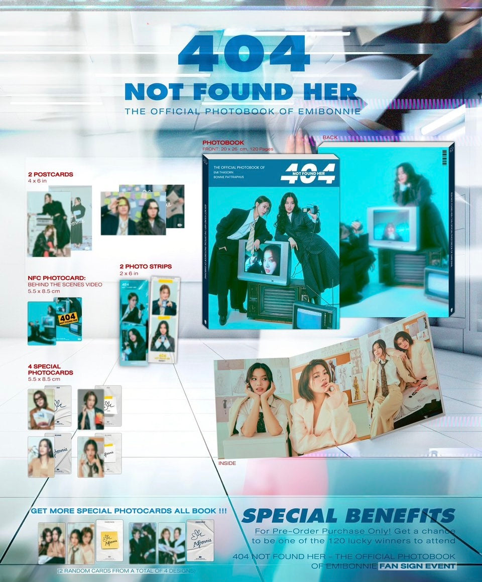 404 NOT FOUND HER | THE OFFICIAL PHOTOBOOK OF EMIBONNIE