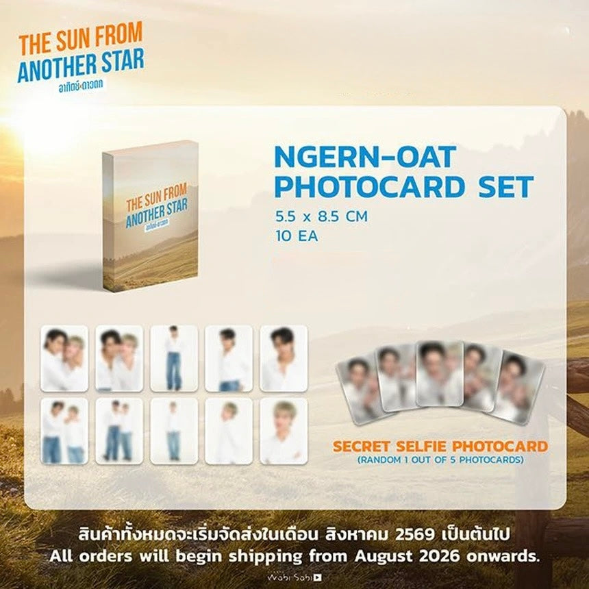 (Awaiting Stock) NgernOat The Sun From Another Star Photocard Set