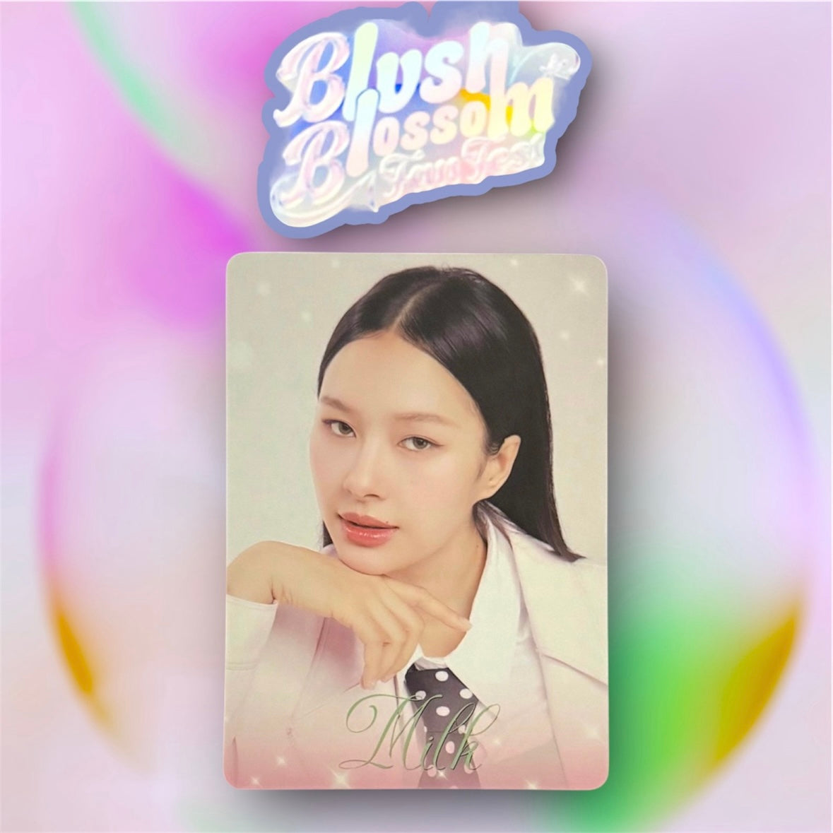 Milk Blush Blossom Photocard