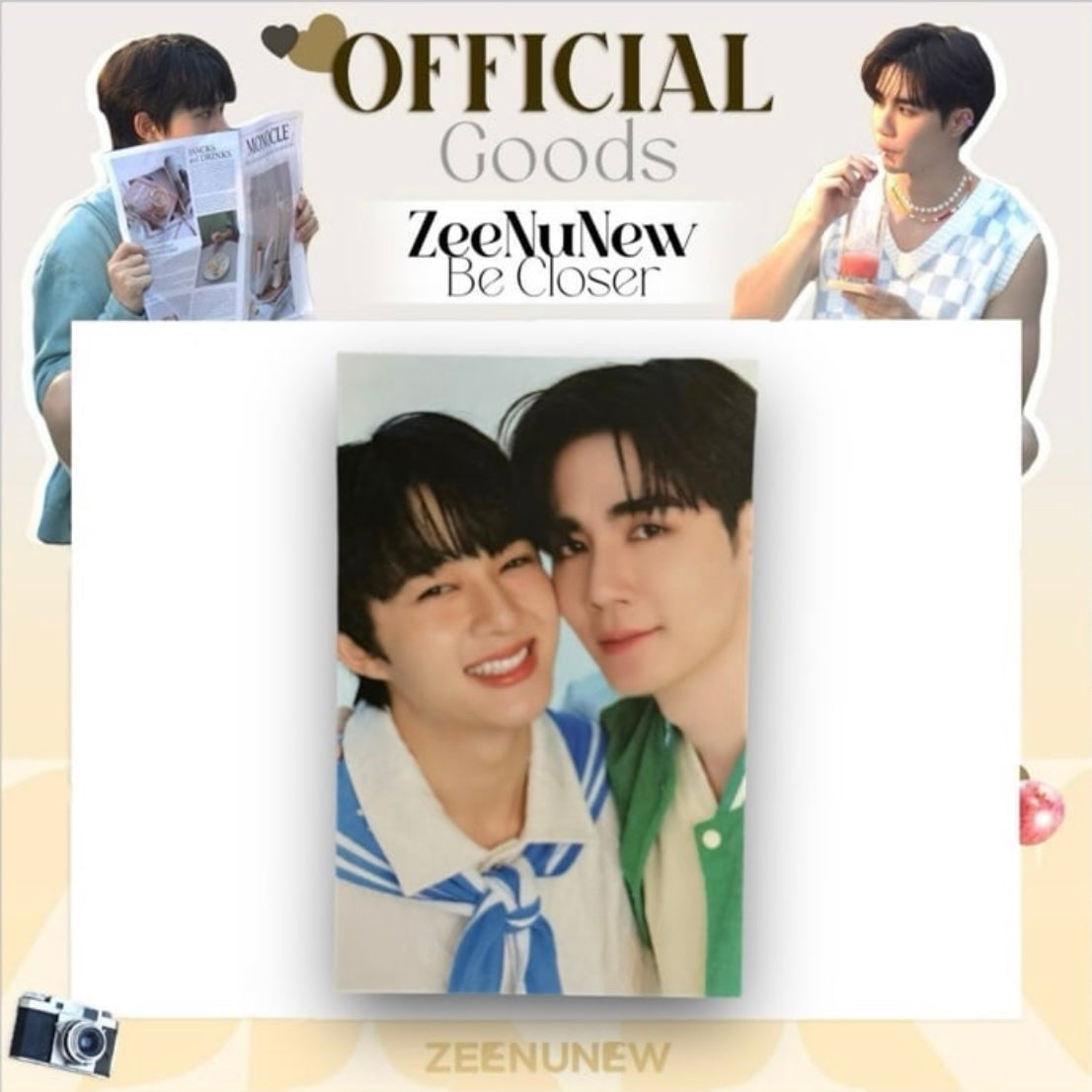 ZeeNuNew Be Closer Photocard – PondPhuwinUSA