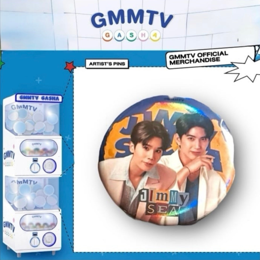 JimmySea Gasha | Button Series