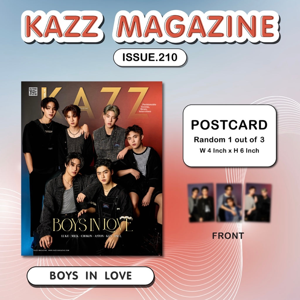 Boys in Love Kazz Magazine Issue 210