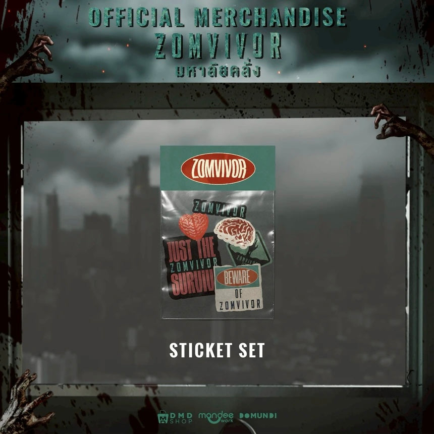 (Preorder) ZOMVIVOR Official Merchandise | Sticket Set
