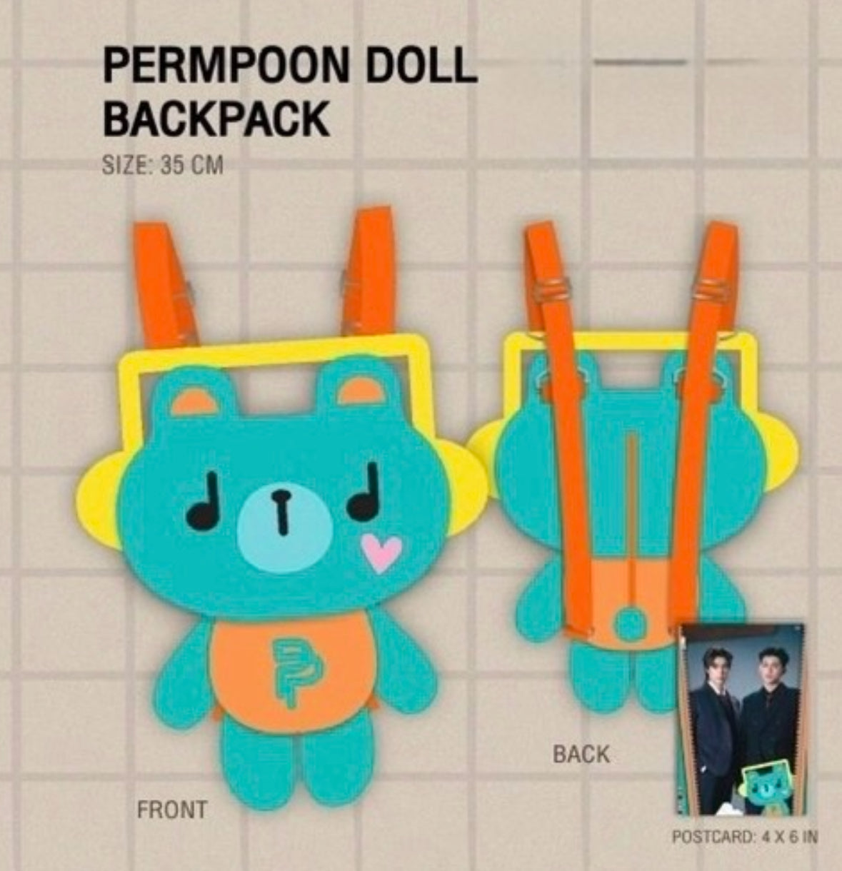 (Preorder) Permpoon Doll Backpack