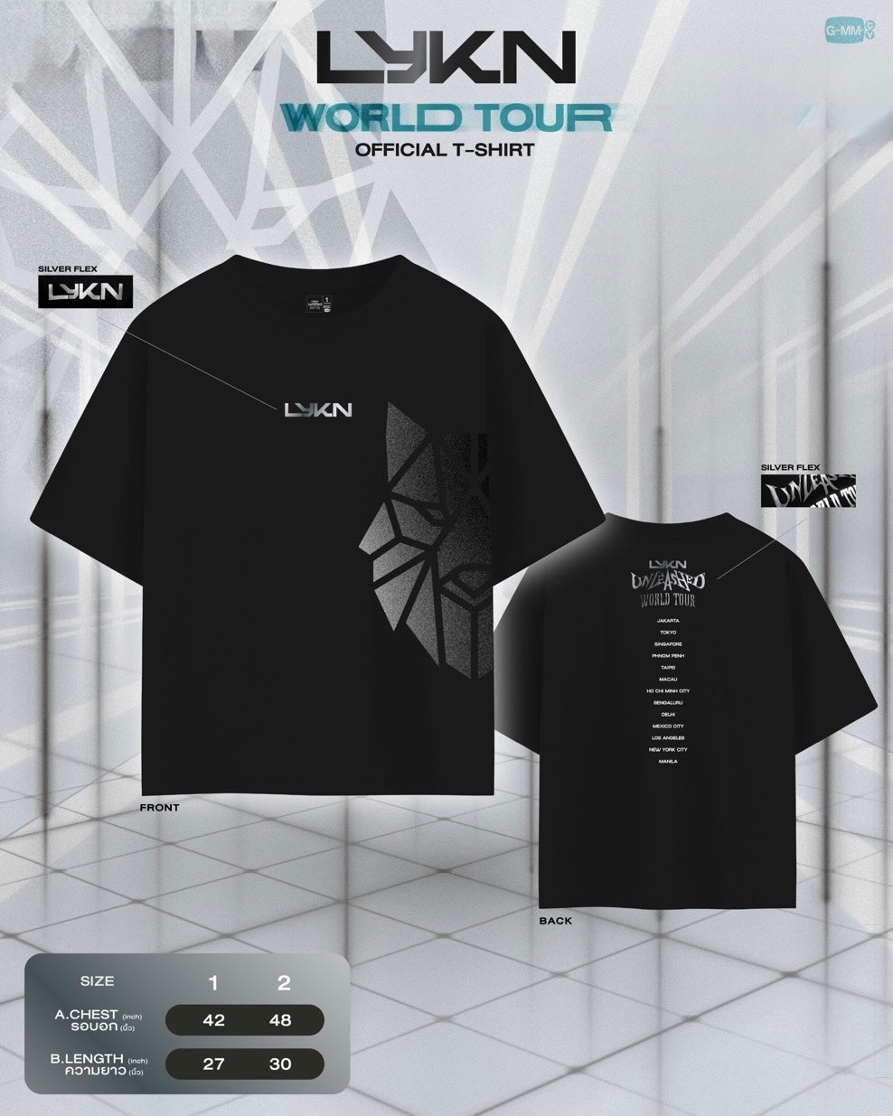 LYKN World Tour T-shirt