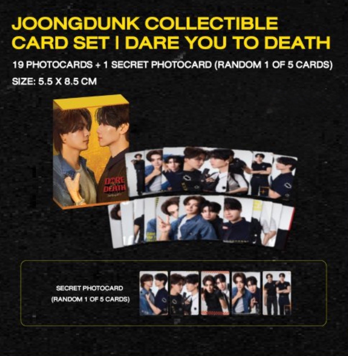 JoongDunk Dare You to Death Card Set – PondPhuwinUSA