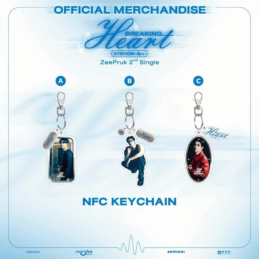 (Preorder) Zee Breaking Heart Station NFC Keychain
