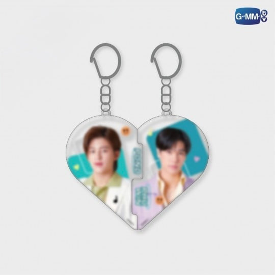 PondPhuwin Heart Puzzke Acrylic Keychain