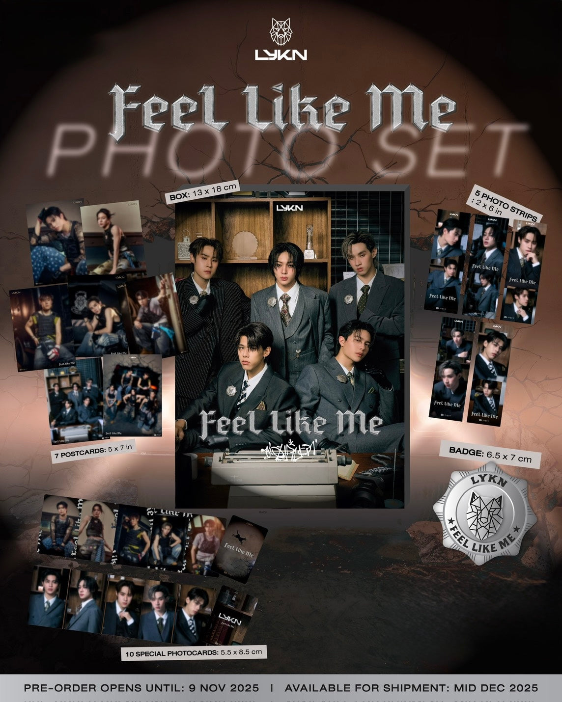 (Preorder) LYKN Feel Like Me Photoset