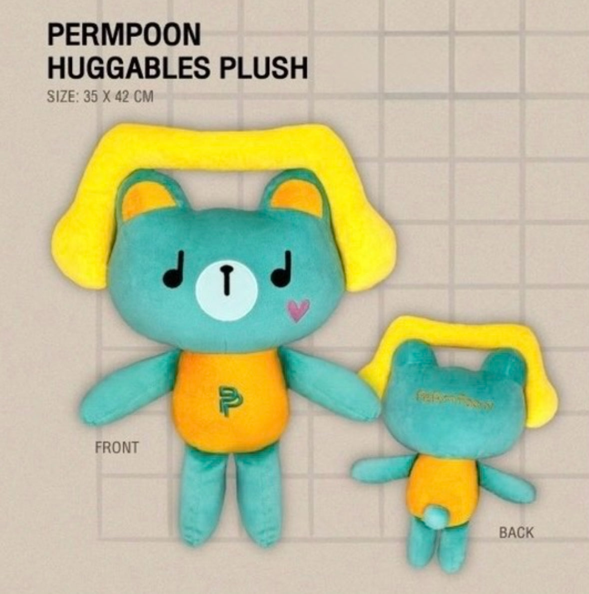 (Preorder) Permpoon Huggables Plush